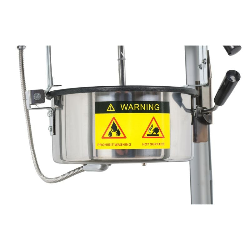 Machine à Pop-Corn Professionnelle - Noire - vue 3