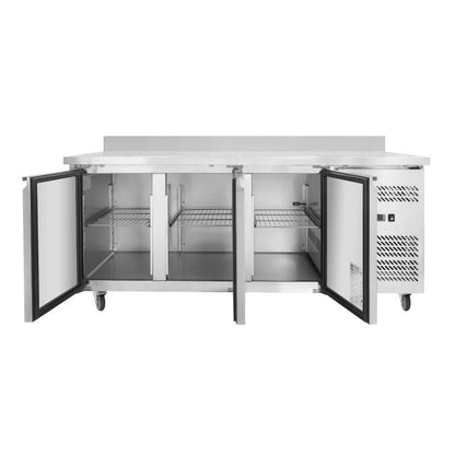Table Réfrigérée 3 Portes GN1/1 - Profondeur 700 avec Dosseret - vue 6