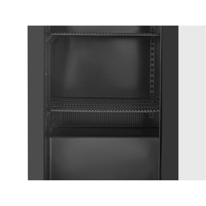 Arrière-Bar Réfrigéré 2 Portes Vitrées coulissantes - Intérieur Noir - vue 4