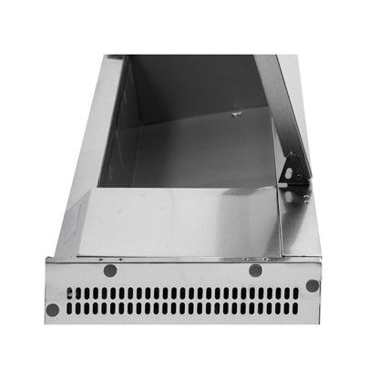 Saladette Réfrigérée à Poser Couvercle Inox - 6 x GN 1/4 - vue 3
