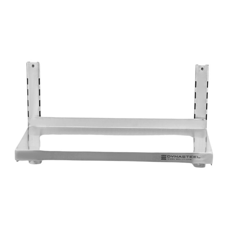 Etagère Murale en Inox sur Crémaillères - L 800 x P 300 mm