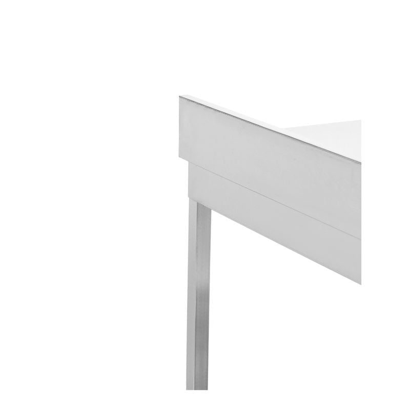 Table Inox avec Dosseret et Etagère - 1000 x 600 mm - vue 7