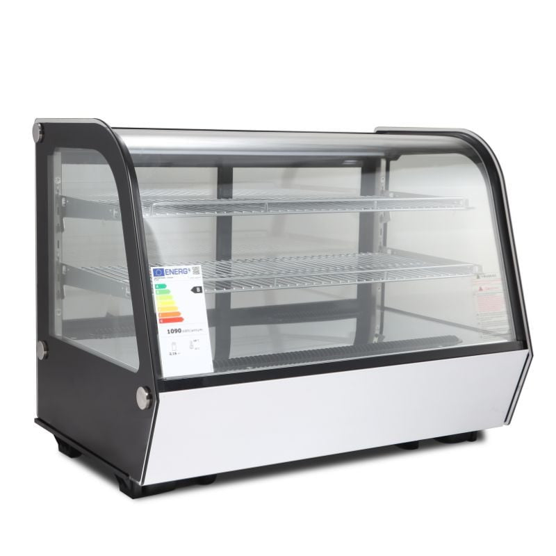 Vitrine Réfrigérée de Comptoir 160 L - Bombée - vue 6