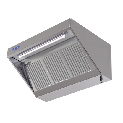 Hotte Snack Complète 700 -  Longueur 2000 - Avec Moteur, Led et Variateur - vue 3