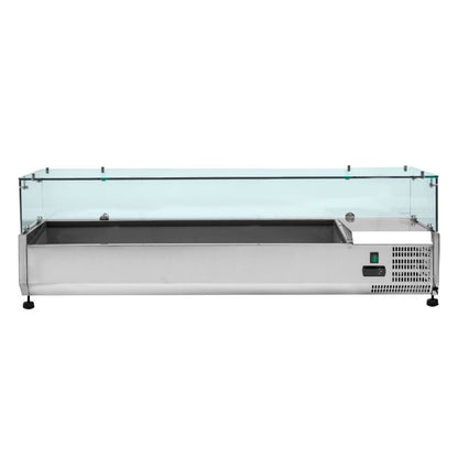 Saladette Réfrigérée à Poser Vitrée - 5 x GN 1/3 + 1 x GN 1/2 - vue 6