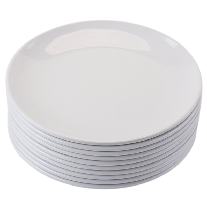 Assiette Ronde en Mélamine - Ø 17,7 cm - Lot de 10 - vue 4