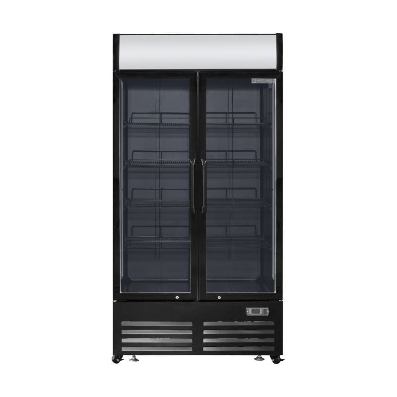 Vitrine à Boissons Réfrigérée - 2 Portes -  736 L avec Canopy - vue 9