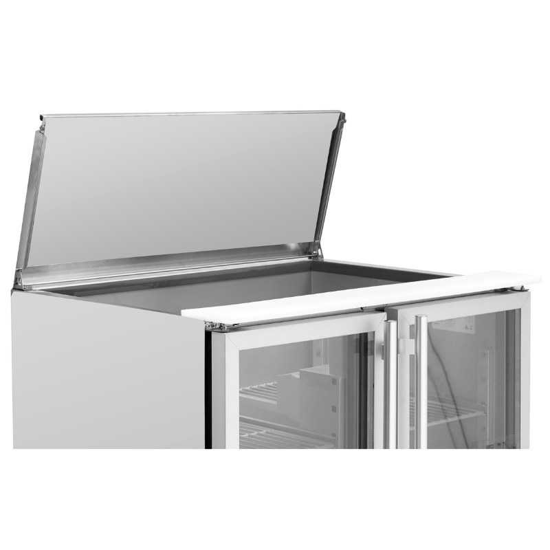 Saladette Compacte - 2 Portes Vitrées à Toit Ouvrant - vue 8