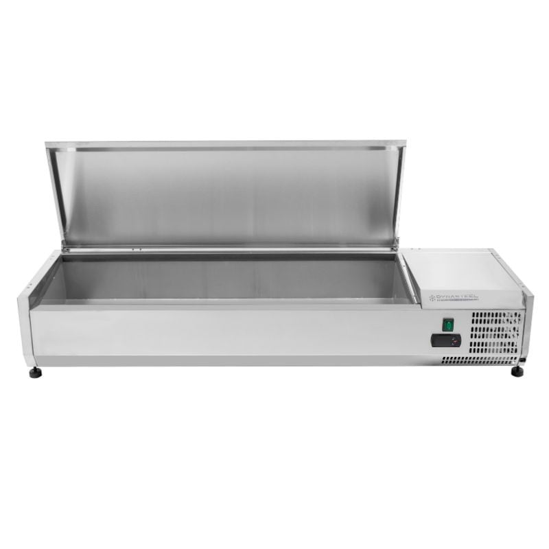 Saladette Réfrigérée à Poser Couvercle Inox - 6 x GN 1/3 - vue 5