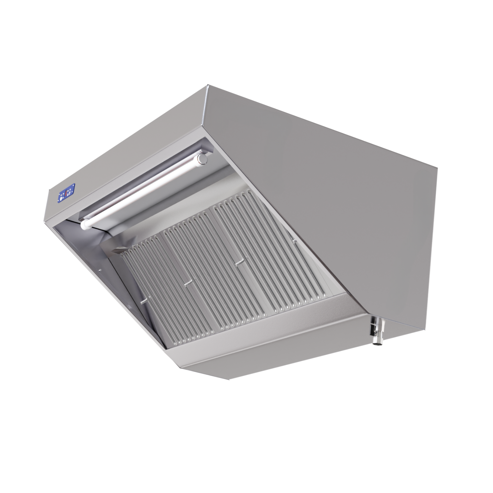 Hotte Snack Complète 700 -  Longueur 2000 - Avec Moteur, Led et Variateur - vue 2