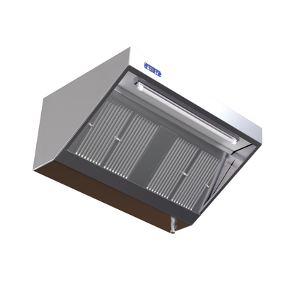 Hotte Snack Complète 900 -  Longueur 1200 - Avec Moteur, Led et Variateur - vue 6