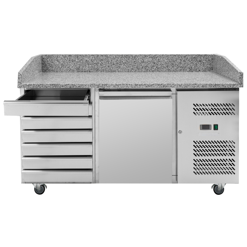 Meuble à Pizza 600x400 - 1 Porte et 7 Tiroirs - vue 2