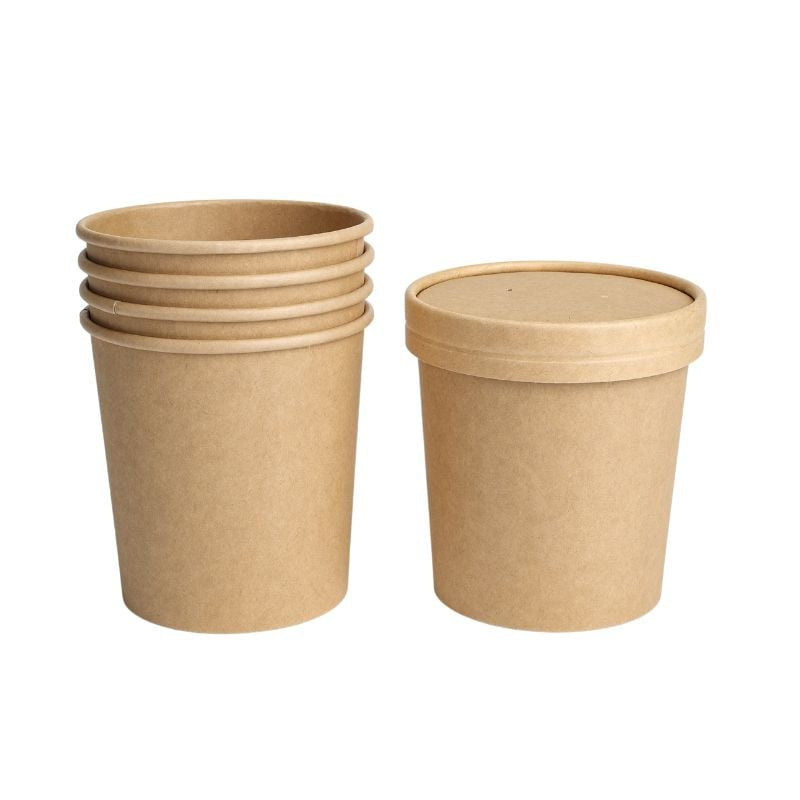 Pot à Soupe Kraft - 480 ml - Lot de 300 - vue 3