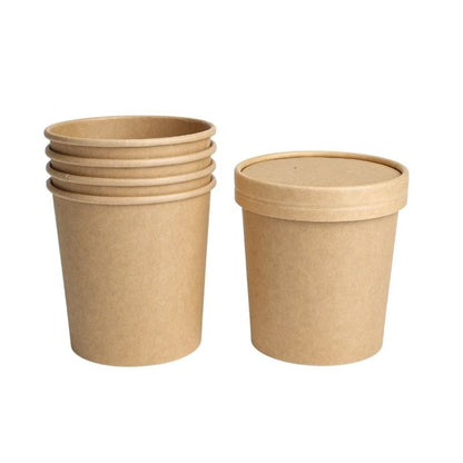 Pot à Soupe Kraft - 480 ml - Lot de 300 - vue 3
