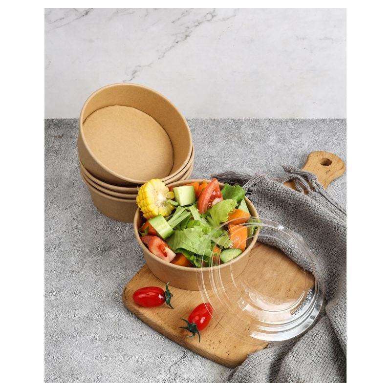 Bol à Salade Kraft - 500 ml - Lot de 300 - vue 7