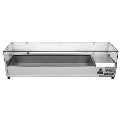 Saladette Réfrigérée à Poser Vitrée - 7 x GN 1/3 - vue 8