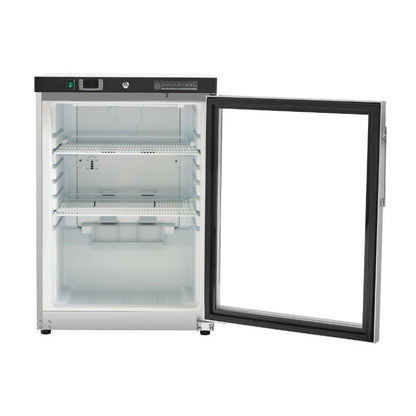 Mini Armoire Réfrigérée 200 L - Positive Vitrée Inox - vue 5