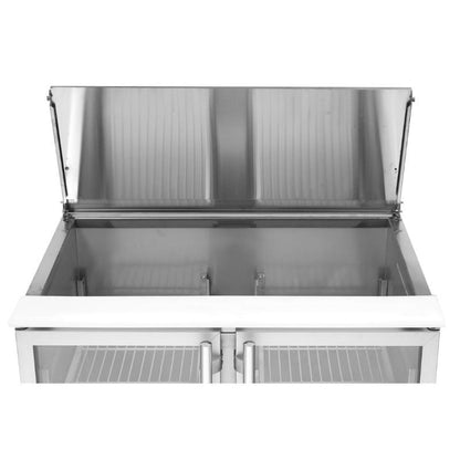 Saladette Compacte - 2 Portes Vitrées à Toit Ouvrant - vue 3