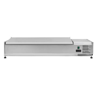 Saladette Réfrigérée à Poser Couvercle Inox - 6 x GN 1/3 - vue 4