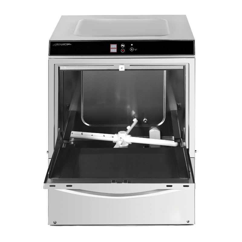 Lave-Vaisselle Professionnel avec Doseur de Liquide de Rinçage et Détergent et Pompe de Vidange - 50 x 50 cm - vue 10