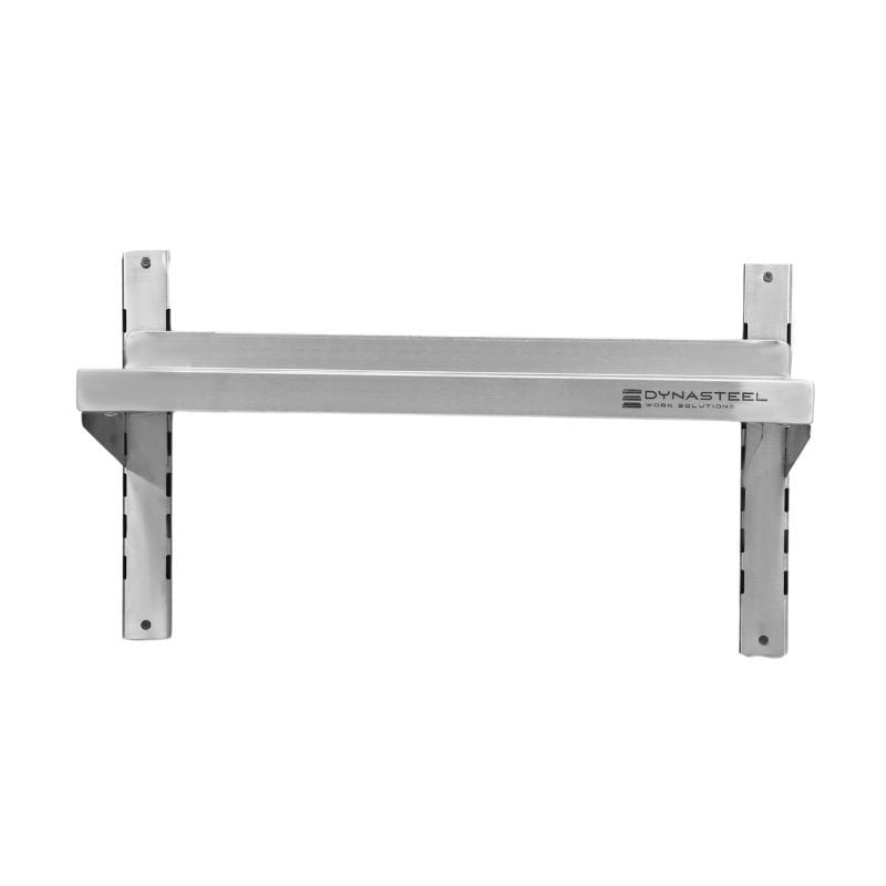 Etagère Murale en Inox sur Crémaillères - L 800 x P 300 mm - vue 3