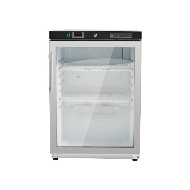 Mini Armoire Réfrigérée 200 L - Positive Vitrée Inox - vue 6