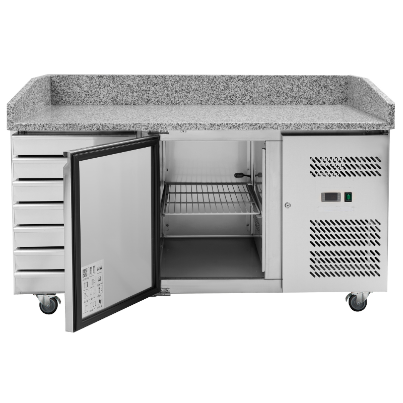 Meuble à Pizza 600x400 - 1 Porte et 7 Tiroirs - vue 3