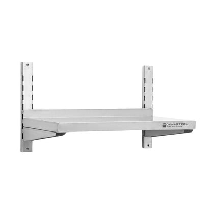 Etagère Murale en Inox sur Crémaillères - L 800 x P 300 mm - vue 5