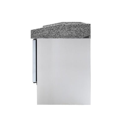 Meuble à Pizza Réfrigéré Compact 600x400 - 3 Portes Vitrées - vue 7