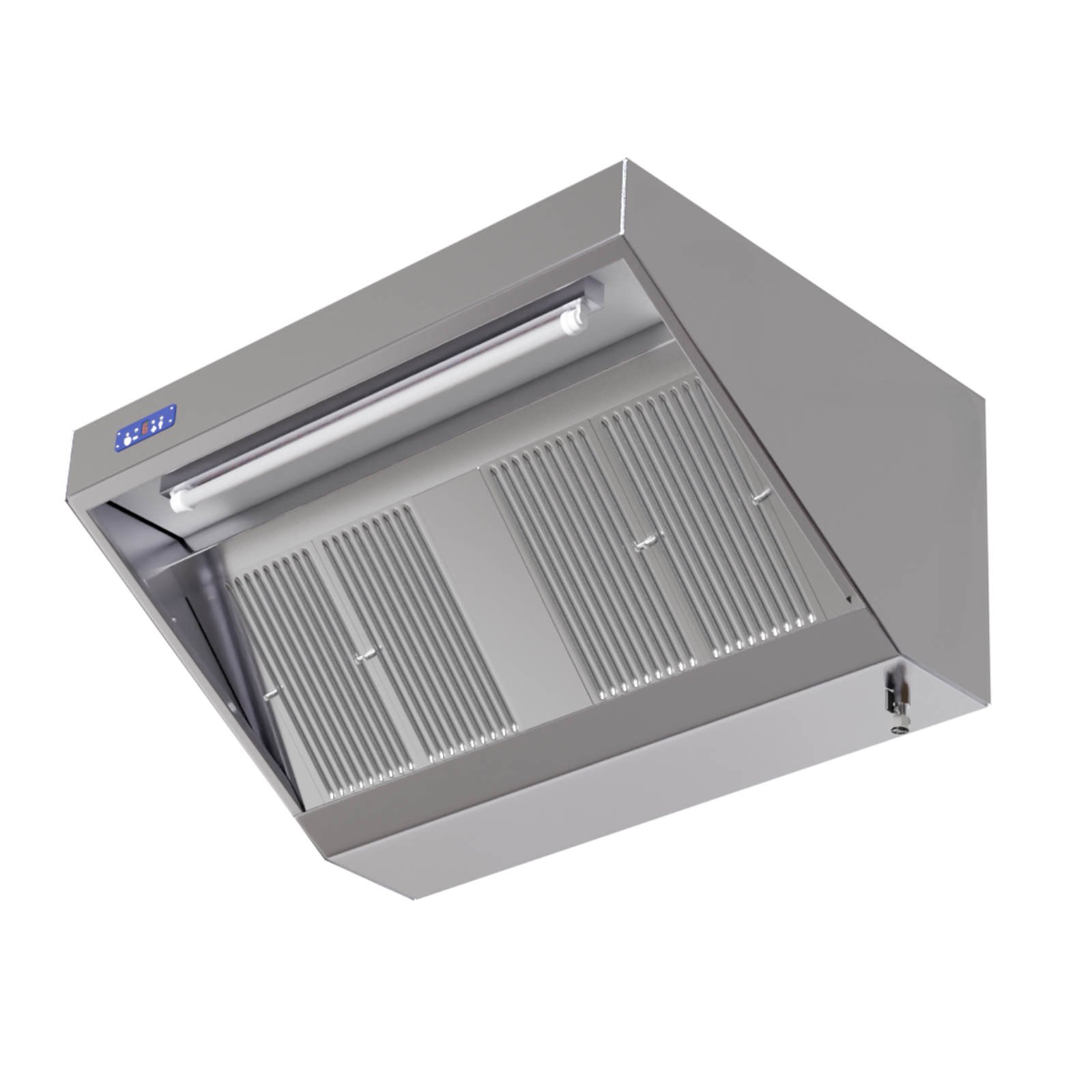 Hotte Snack Complète 900 -  Longueur 1200 - Avec Moteur, Led et Variateur - vue 2
