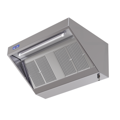 Hotte Snack Complète 900 -  Longueur 1200 - Avec Moteur, Led et Variateur - vue 2