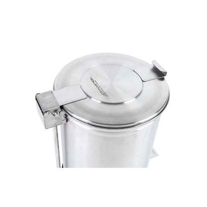 Poubelle Inox avec Pédale - 100 L - vue 8