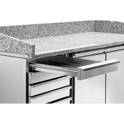 Meuble à Pizza 600x400 - 2 Portes et 7 Tiroirs - vue 5