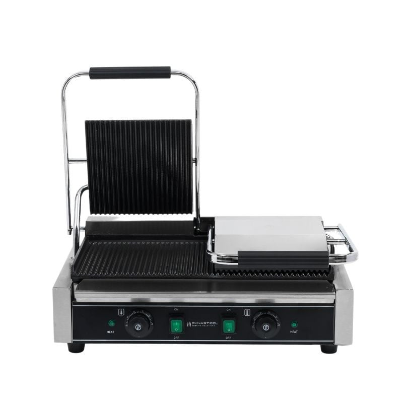 Grill Panini Double à Plaques Rainurées - vue 2