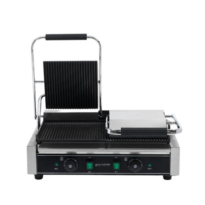 Grill Panini Double à Plaques Rainurées - vue 2