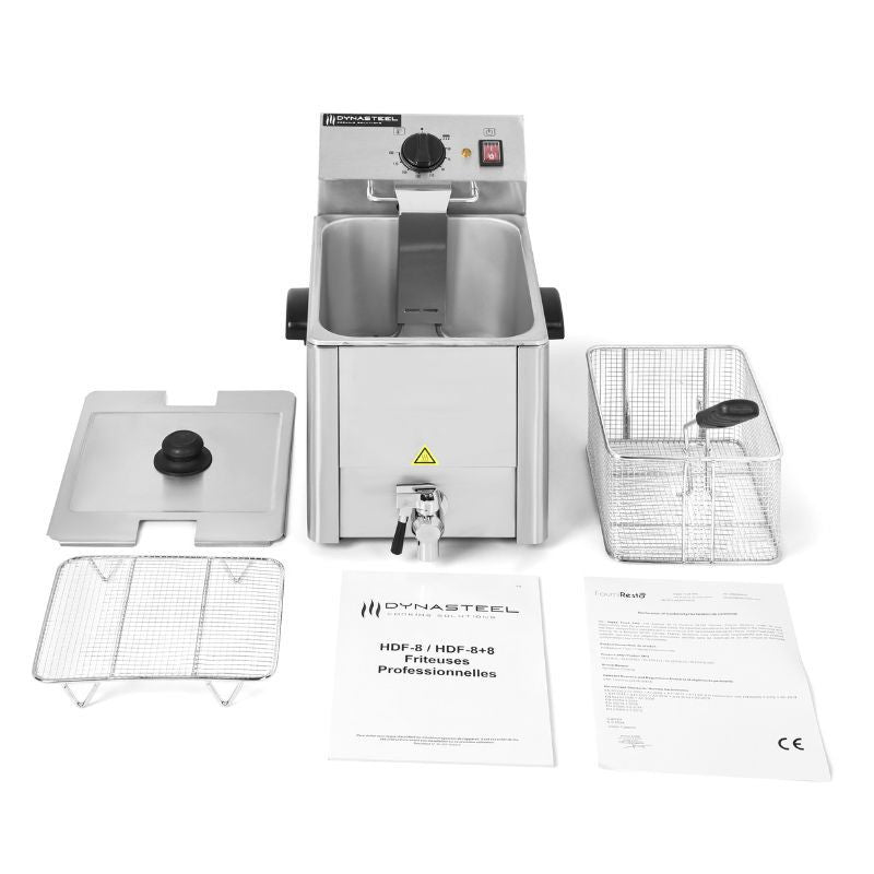 Friteuse Professionnelle 8 L avec Vidange - vue 5