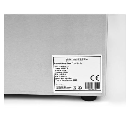 Friteuse Professionnelle 2 x 8 L avec Vidange - vue 4