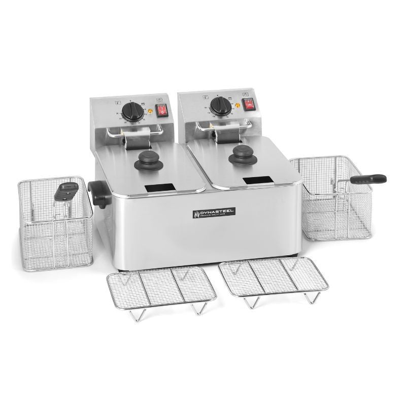 Friteuse Professionnelle 2 x 4 L - vue 10