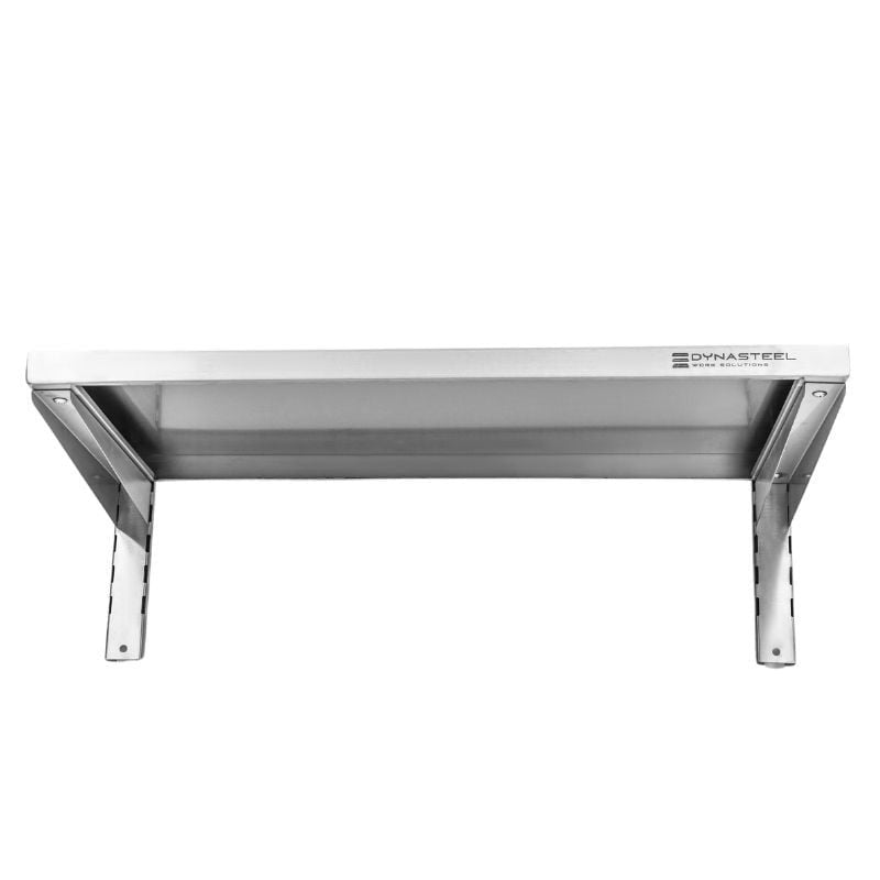 Etagère Murale en Inox sur Crémaillères - L 800 x P 400 mm - vue 4