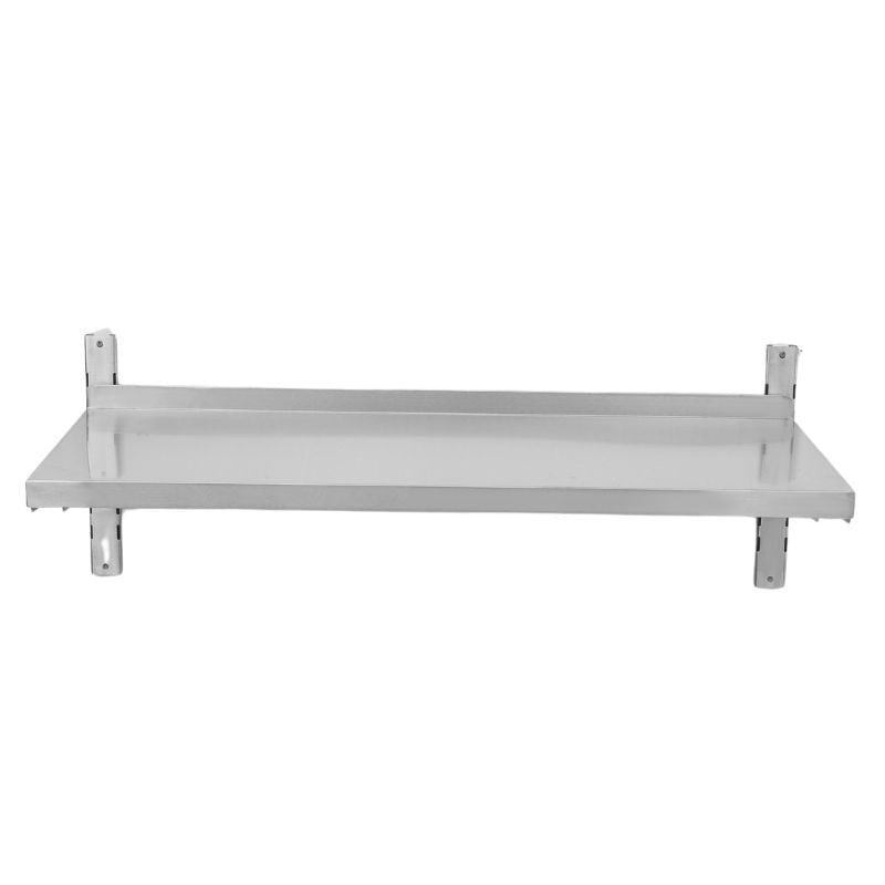 Etagère Murale en Inox sur Crémaillères - L 1000 x P 400 mm - vue 6
