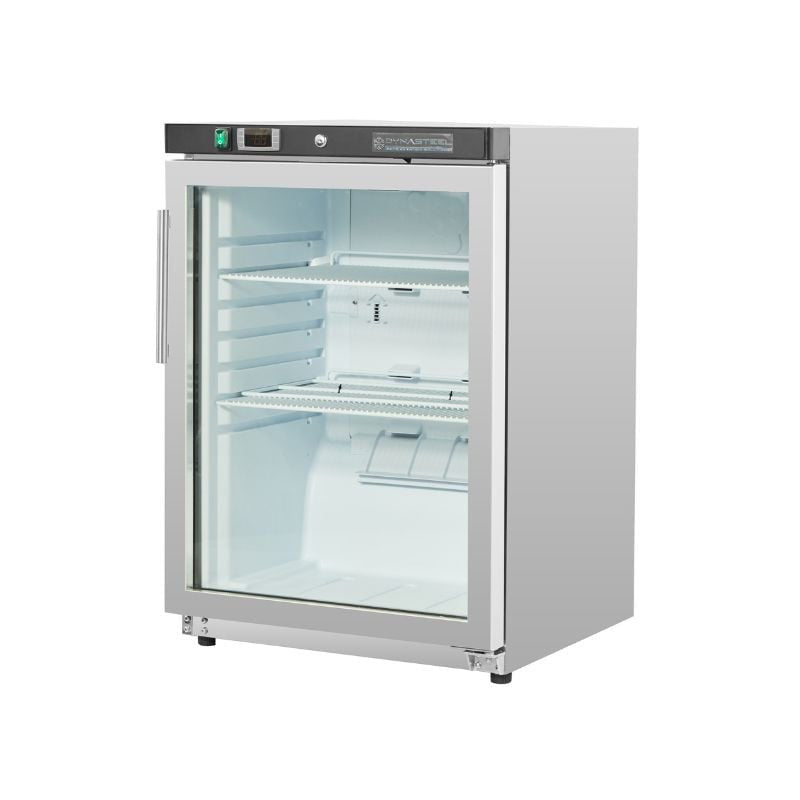 Mini Armoire Réfrigérée 200 L - Positive Vitrée Inox - vue 3