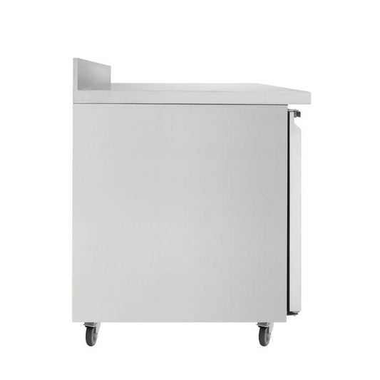 Table Réfrigérée 2 Portes GN1/1 - Profondeur 700 avec Dosseret