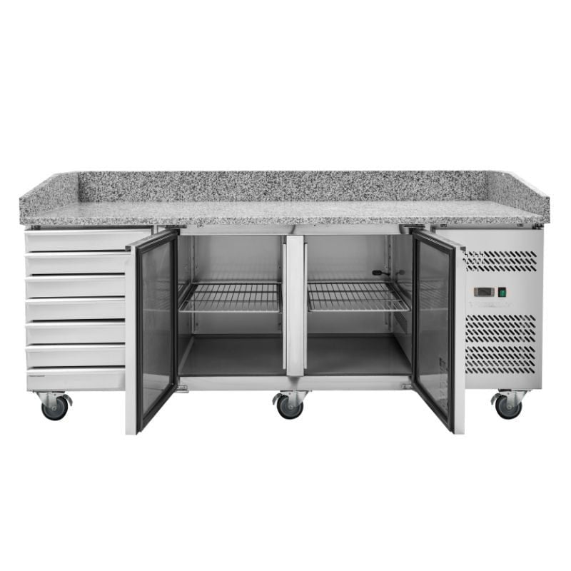 Meuble à Pizza 600x400 - 2 Portes et 7 Tiroirs - vue 2