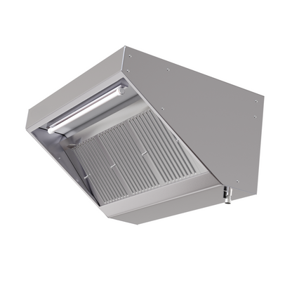 Hotte Snack Profondeur 900 avec Led et Sans Moteur - Longueur 1400 - vue 5