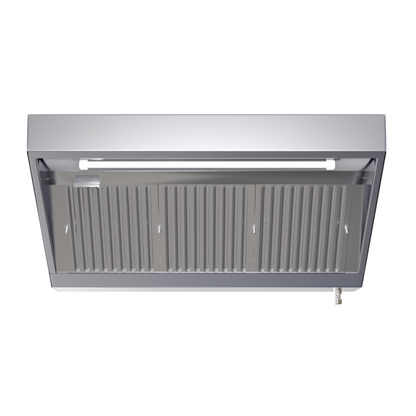 Hotte Snack Profondeur 900 avec Led et Sans Moteur - Longueur 1400 - vue 4