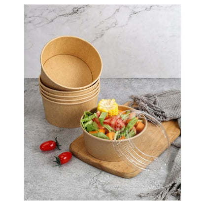 Bol à Salade Kraft - 1000 ml - Lot de 300 - vue 9