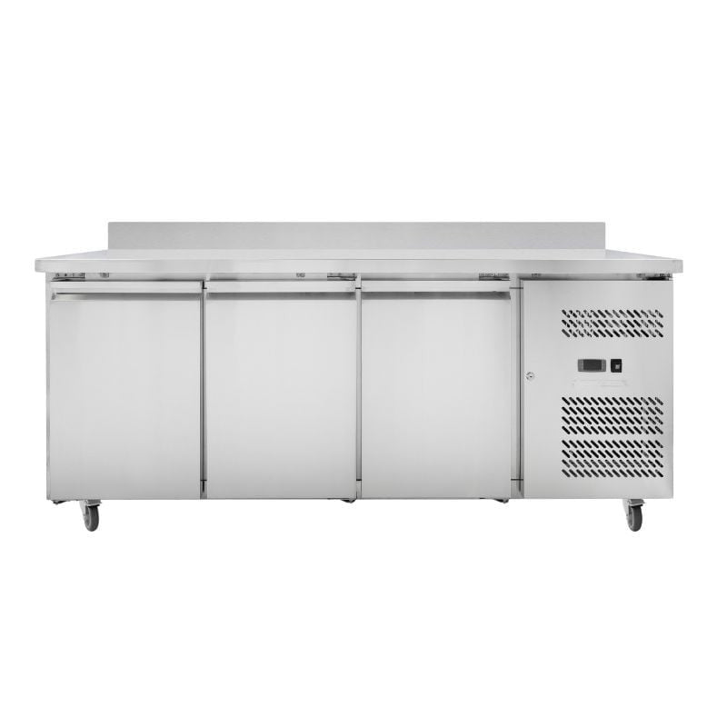 Table Réfrigérée 3 Portes GN1/1 - Profondeur 700 avec Dosseret - vue 4