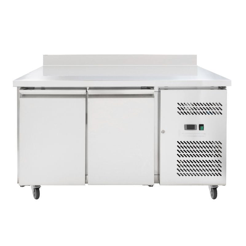 Table Réfrigérée 2 Portes GN1/1 - Profondeur 700 avec Dosseret - vue 3