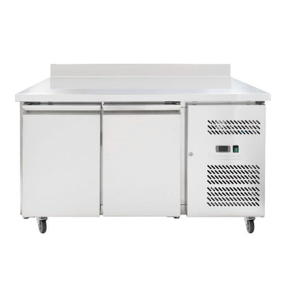 Table Réfrigérée 2 Portes GN1/1 - Profondeur 700 avec Dosseret - vue 3