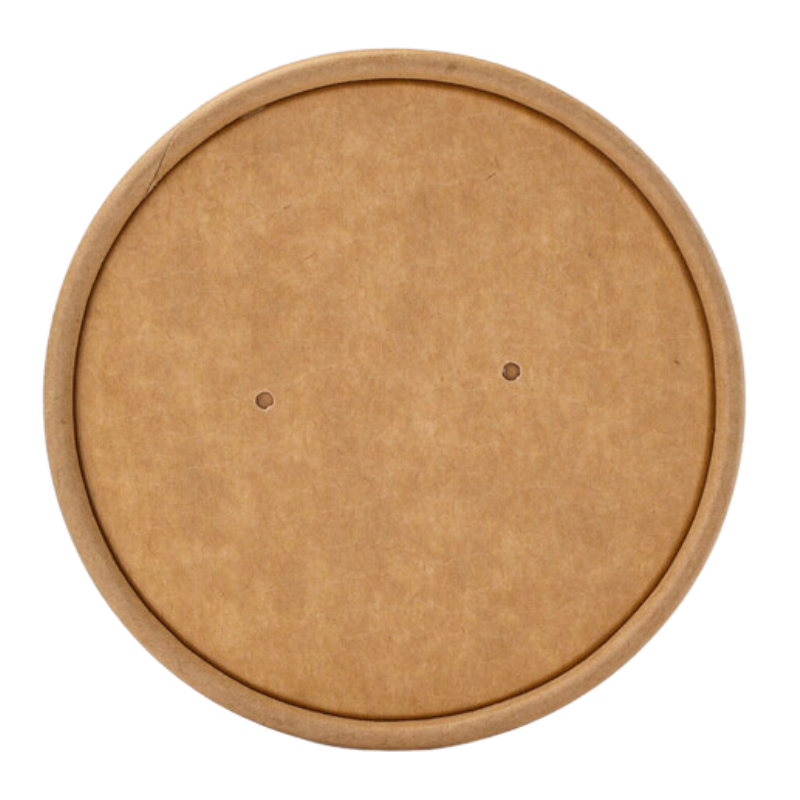 Couvercle pour Pot à Soupe Kraft 240 et 360 ml - Lot de 300